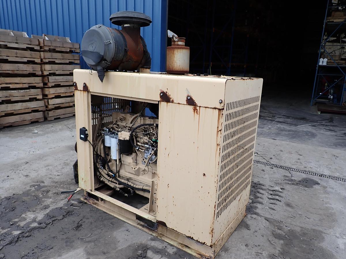 Used 2005 John Deere 6081HF070 Diesel Engine POWER UNIT w/ PTO CLUTCH