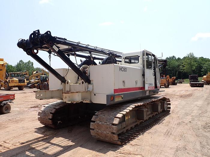 Used 2008 Terex American HC80 80 Ton Crawler Crane LOW HOURS! INSPECTED! Lattice Boom