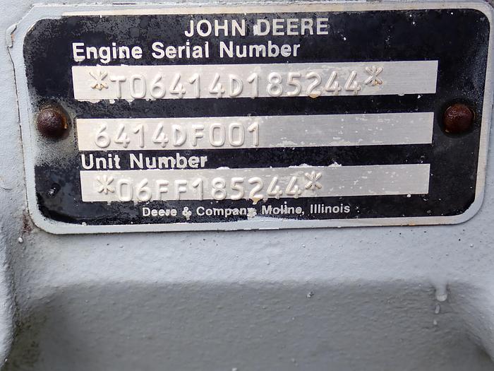 Used John Deere 6414DF001 Diesel Power Unit