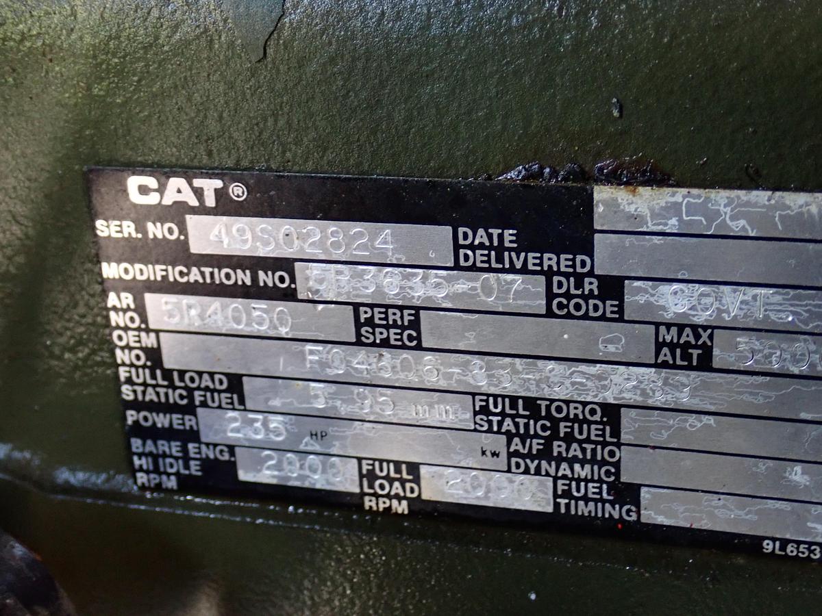 Used 1990 Libby MEP007B 100 KW Diesel Generator GOV'T SURPLUS