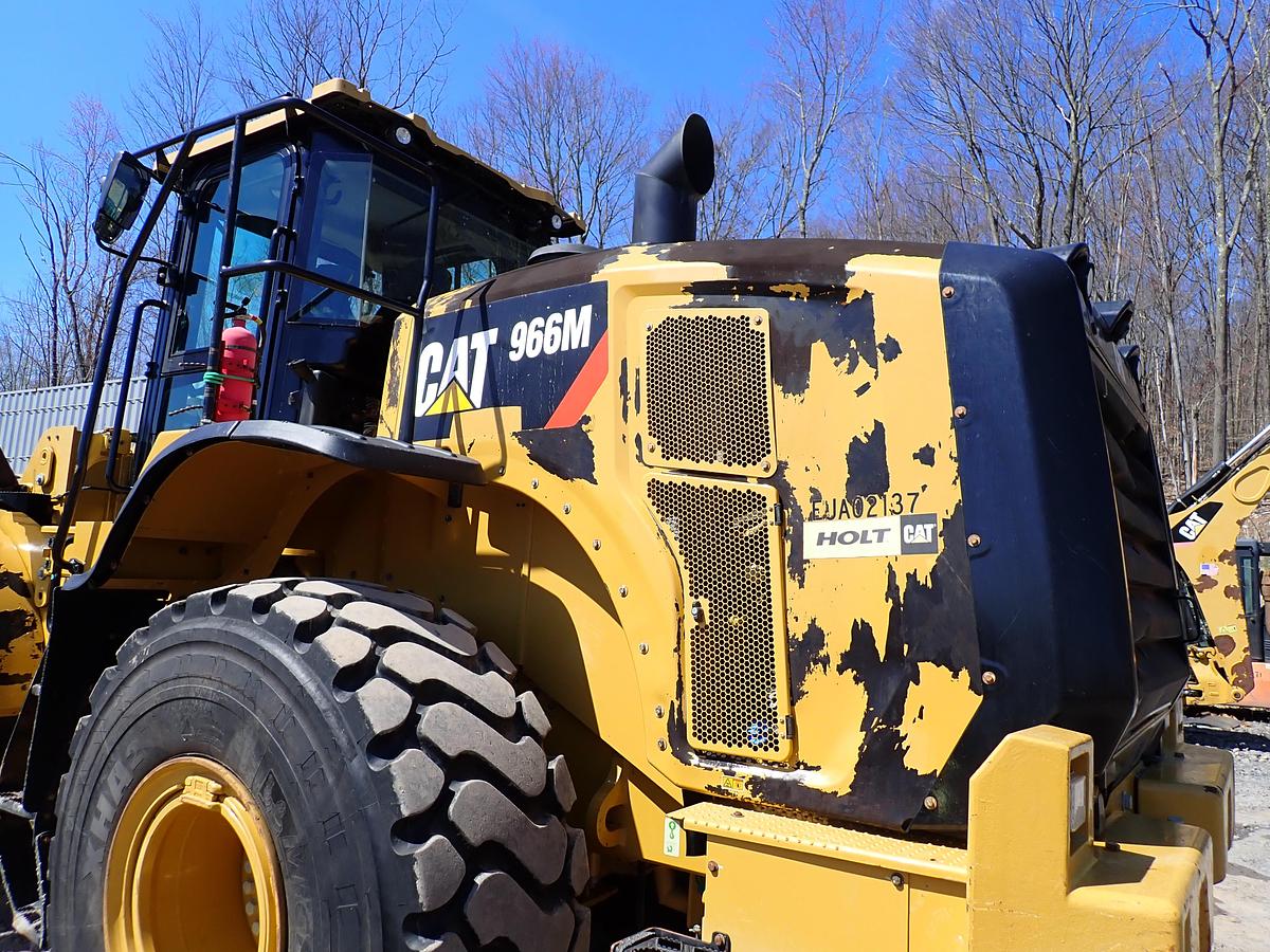 Used 2019 CAT 966M Wheel Loader Q/C & FORKS