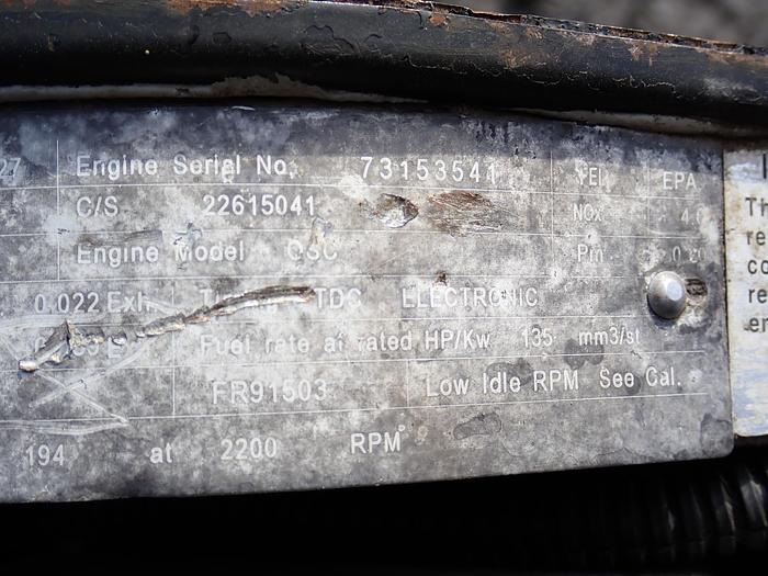 Used 2010 Cummins QSC 8.3 Diesel Engine CPL 8627
