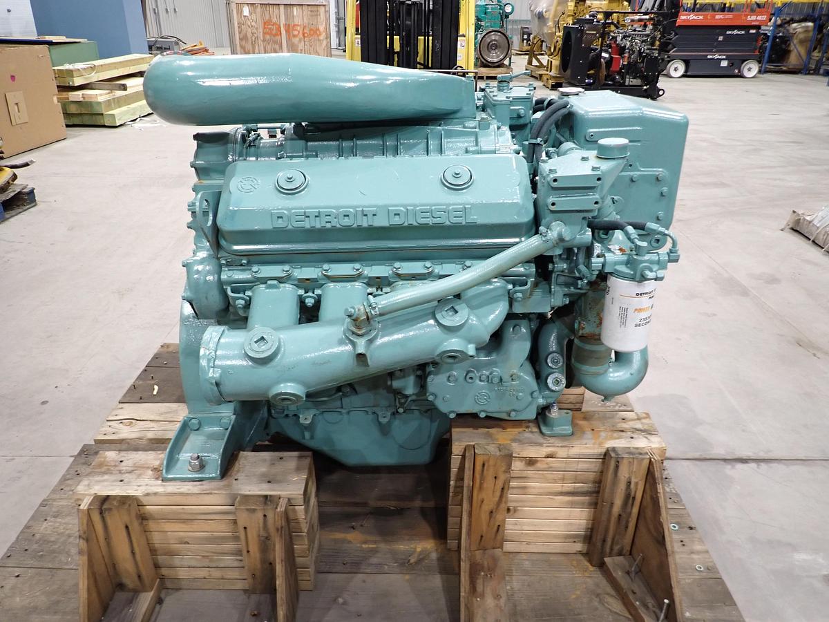 Detroit Diesel 8V92 Marine Diesel Engine GOV'T SURPLUS REBUILT