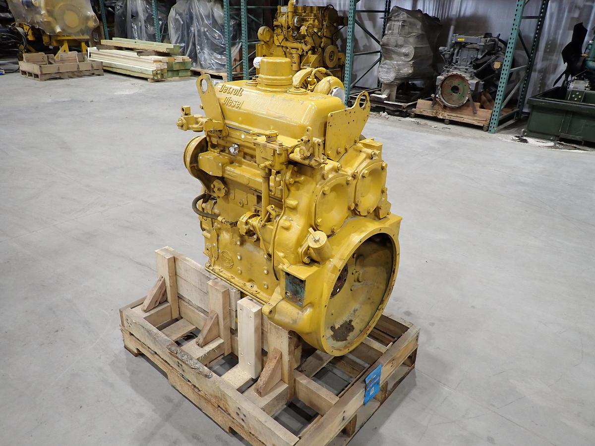 Refurbished Detroit Diesel 3-53T Silver Engine REBUILT! 5033-8301