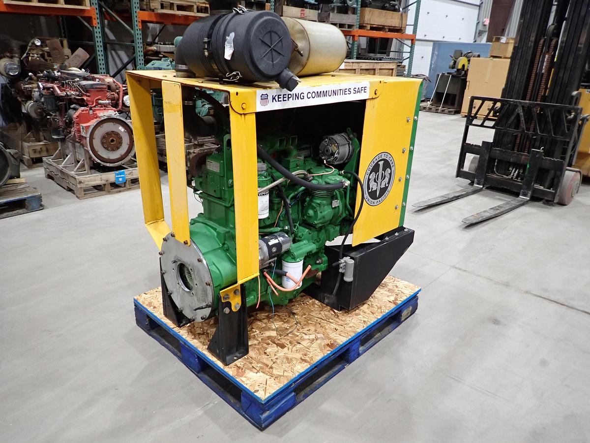 Used 2014 John Deere 4045TF280 LOW HOUR Diesel Engine POWER UNIT