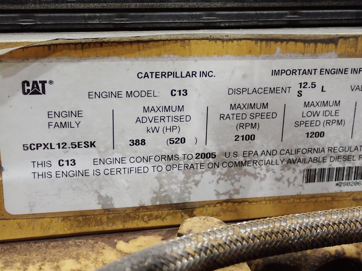 Used 2005 CAT C13 Turbo Diesel Engine 345CL Excavator LOW HOURS