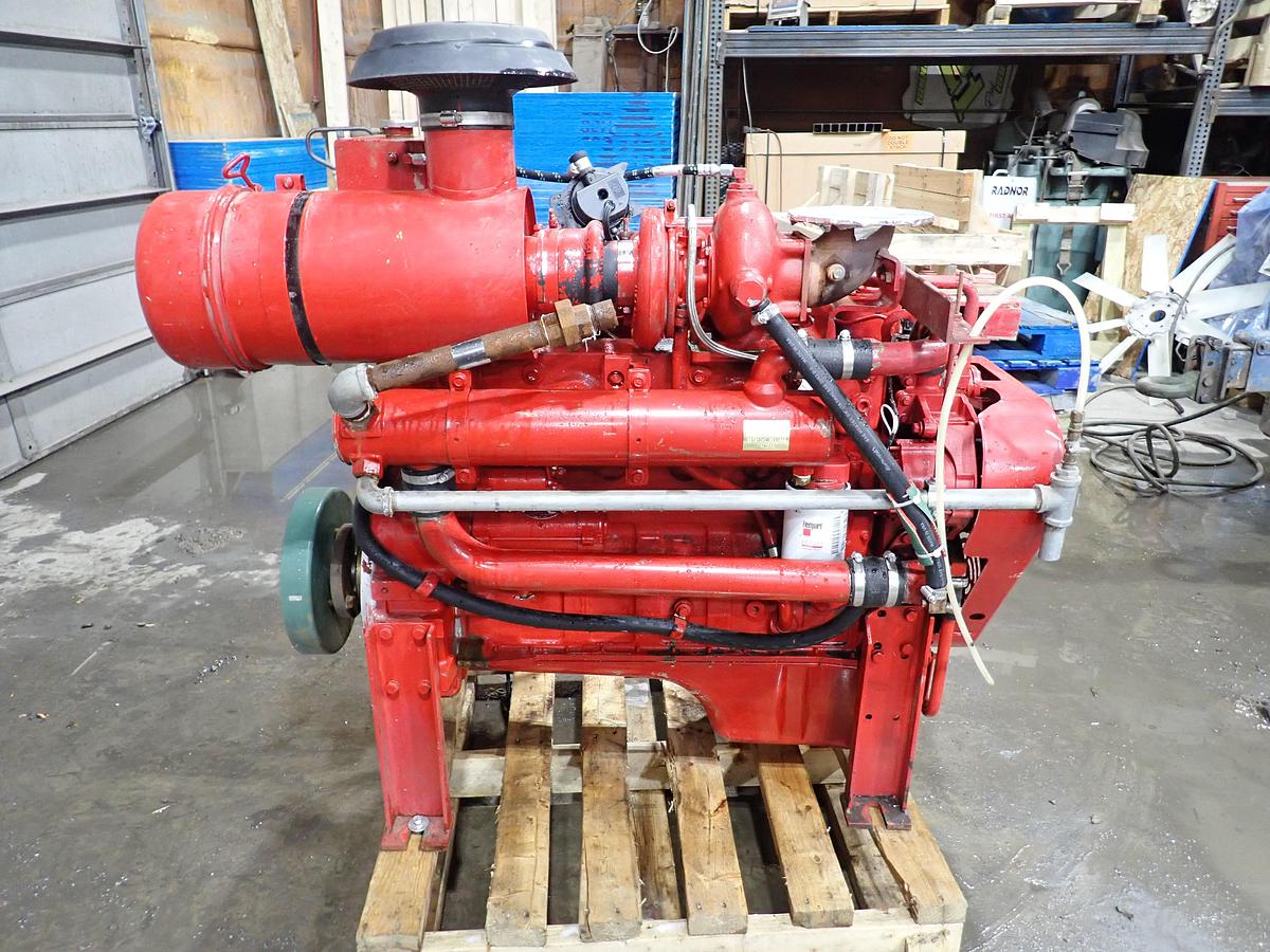 Used 1989 Cummins 6BTA 5.9 Diesel Engine LOW HOUR FIRE PUMP CPL 1165