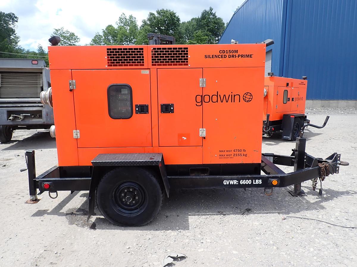 Used 2013 Godwin CD150M 6" Critical/Quiet Enclosure Water Pump