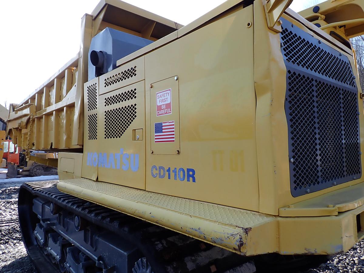 Used 2003 Komatsu CD110R-1 Crawler Carrier Dumper