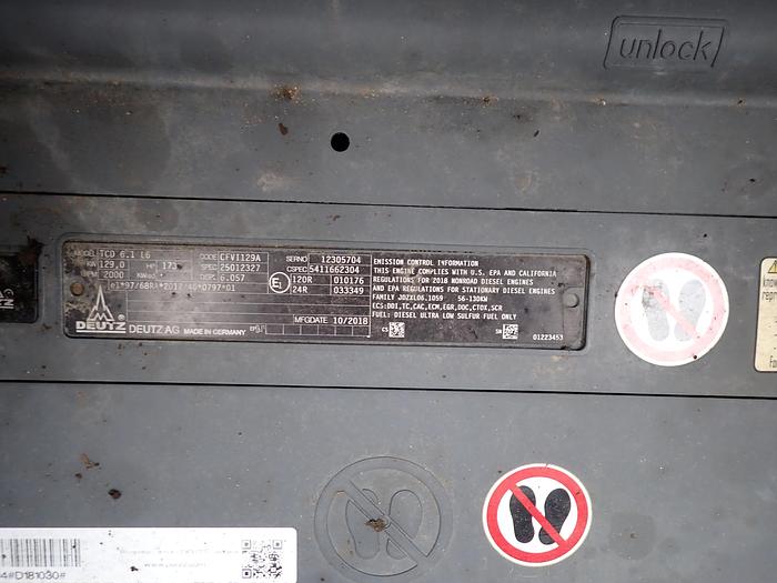 Used 2019 Fuchs MHL340 Material Handler w/ Anvil Rotating Grapple