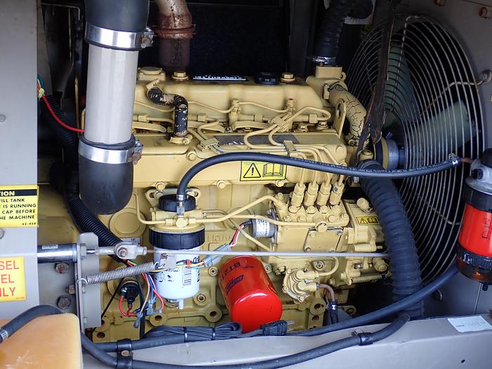 Used 2000 LeRoi Q185D 185 CFM Air Compressor CAT 3034 Diesel