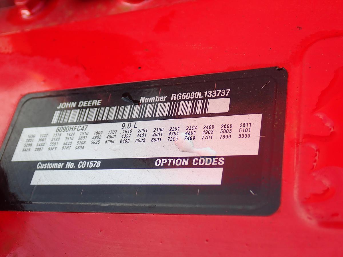 Used 2018 John Deere 6090HFC47 Diesel Engine 42 HOURS!