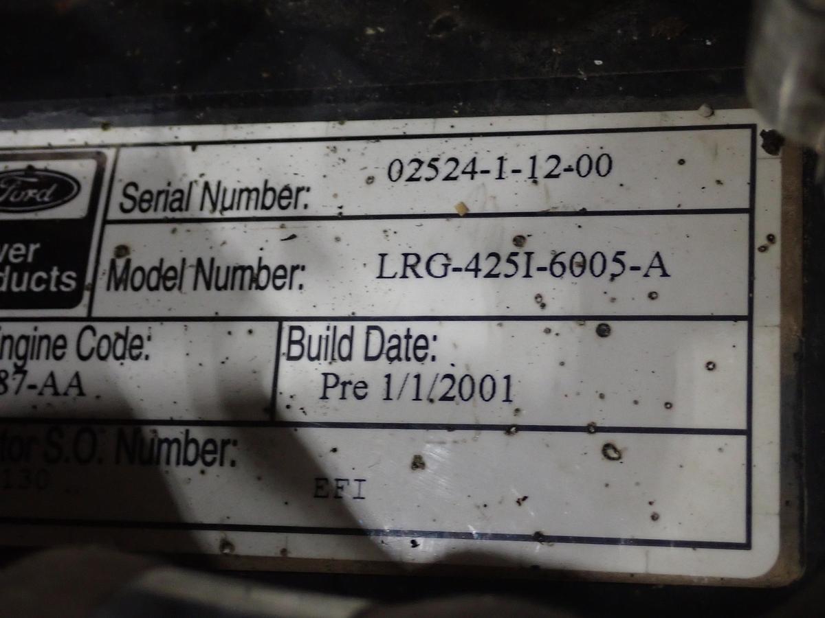 Used 2001 Ford LRG425 Dual Fuel Engine