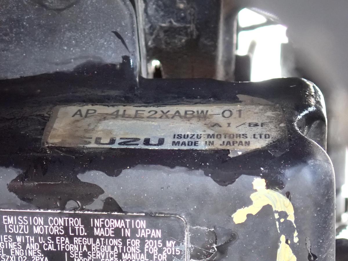 Used 2015 Isuzu 4LE2 Turbo Diesel Engine 1137 HOURS!