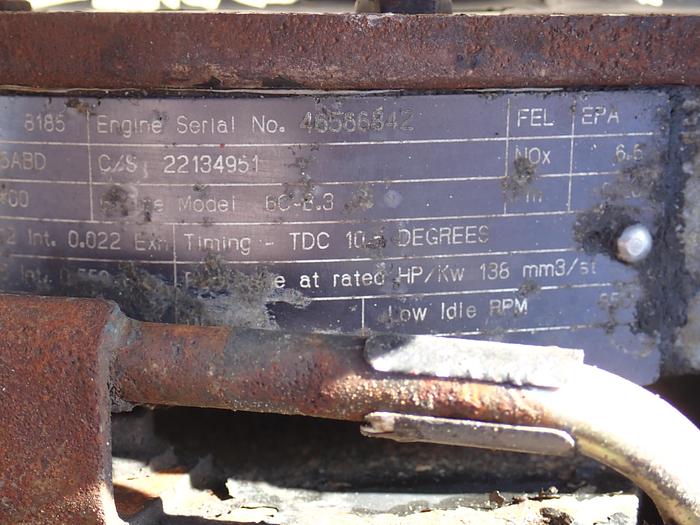 Used 2005 Cummins 6CTA 8.3 Diesel Engine CPL 8185