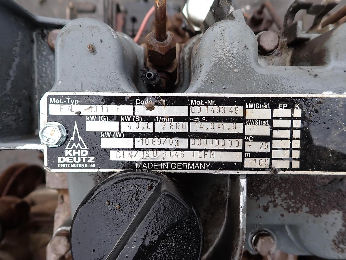 Used DEUTZ F4M1011F Diesel Engine