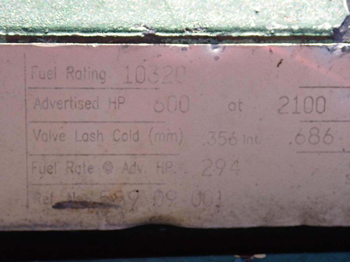 Used 2006 Cummins QSX15 600 Diesel Engine CPL 2825