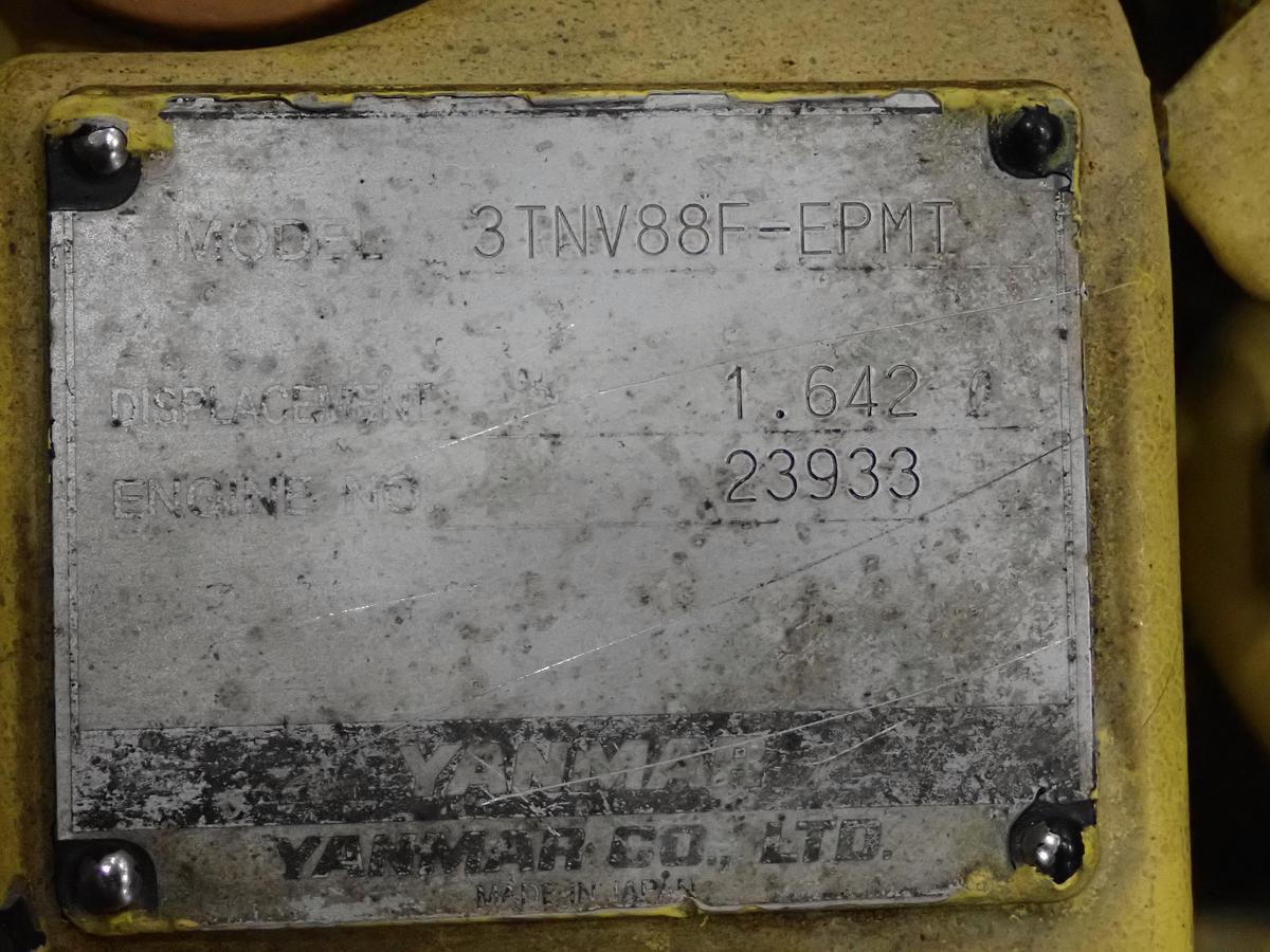 Used 2017 Yanmar 3TNV88F-EPMT Diesel Engine POWER UNIT!