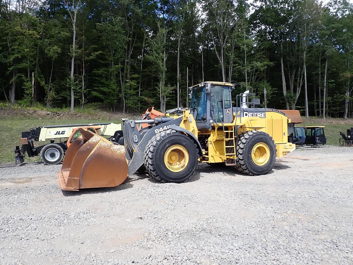 Used 2017 John Deere 844K III Wheel Loader AGGREGATE HANDLER