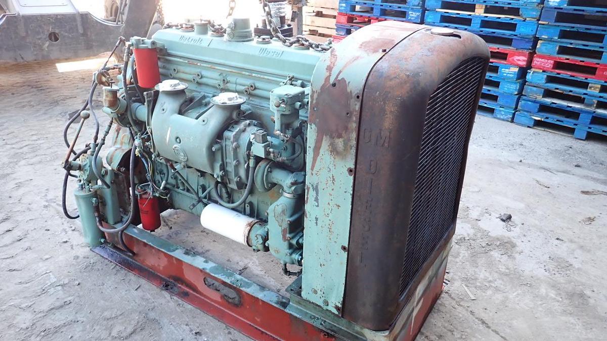 Used Detroit Diesel 6-71 Engine POWER UNIT 1063-7000