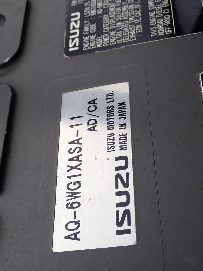 Used 2020 Isuzu 6WG1-XASA-11 Diesel Engine