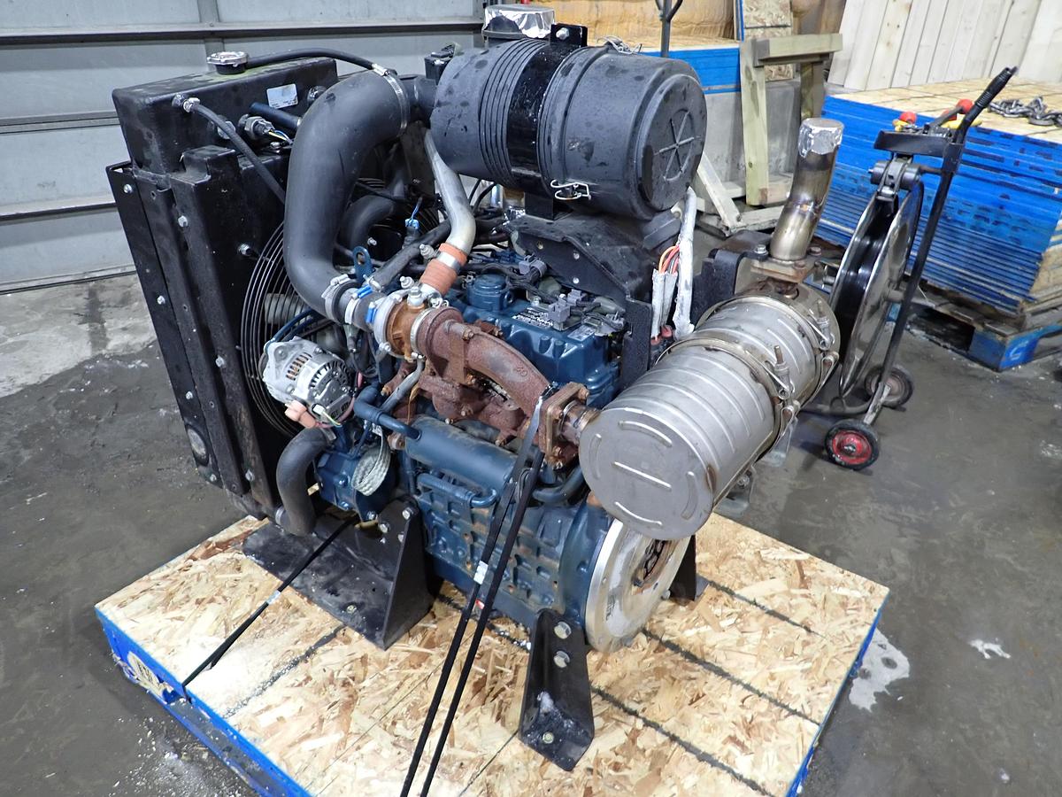 Used 2019 Kubota V2403-CR-TI-BG-EF02 Diesel Engine POWER UNIT