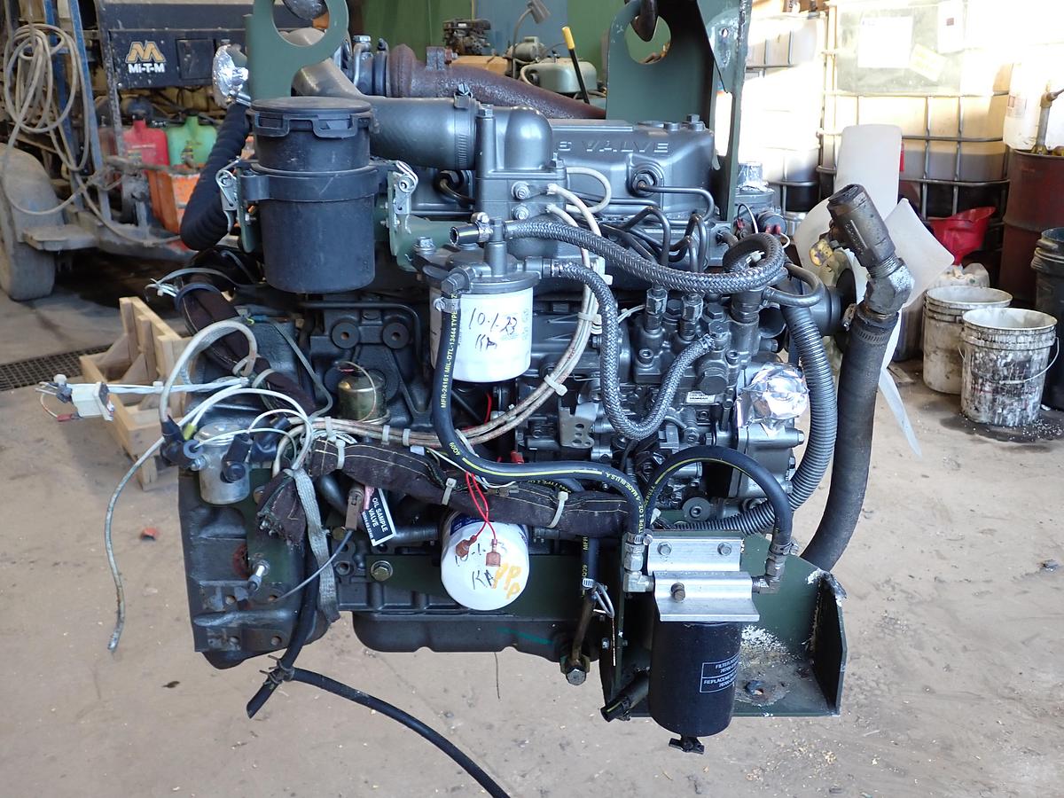 Used Yanmar 4TNV84T Turbo Diesel Engine 451 HOURS!