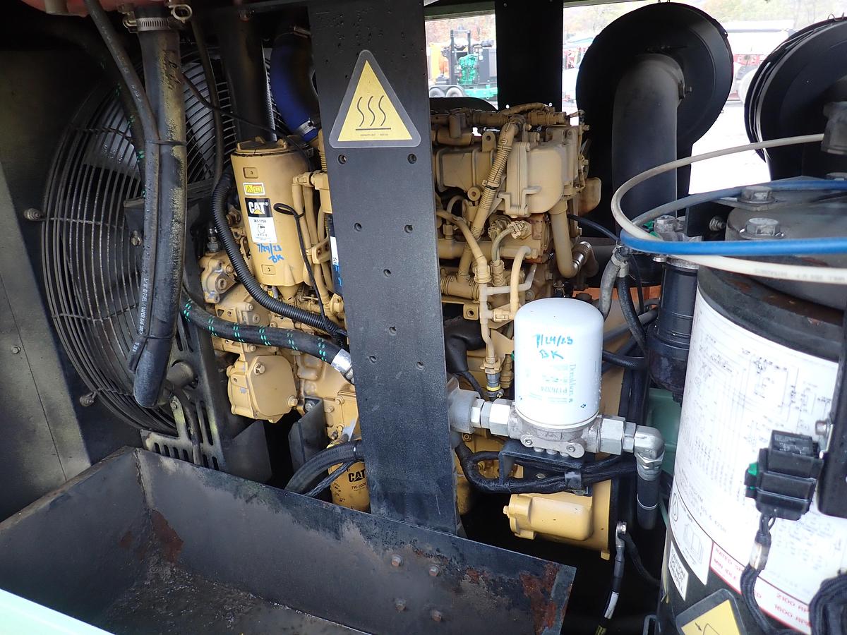 Used 2015 Sullair 375C Air Compressor CAT DIESEL 375 CFM 1678 HOURS