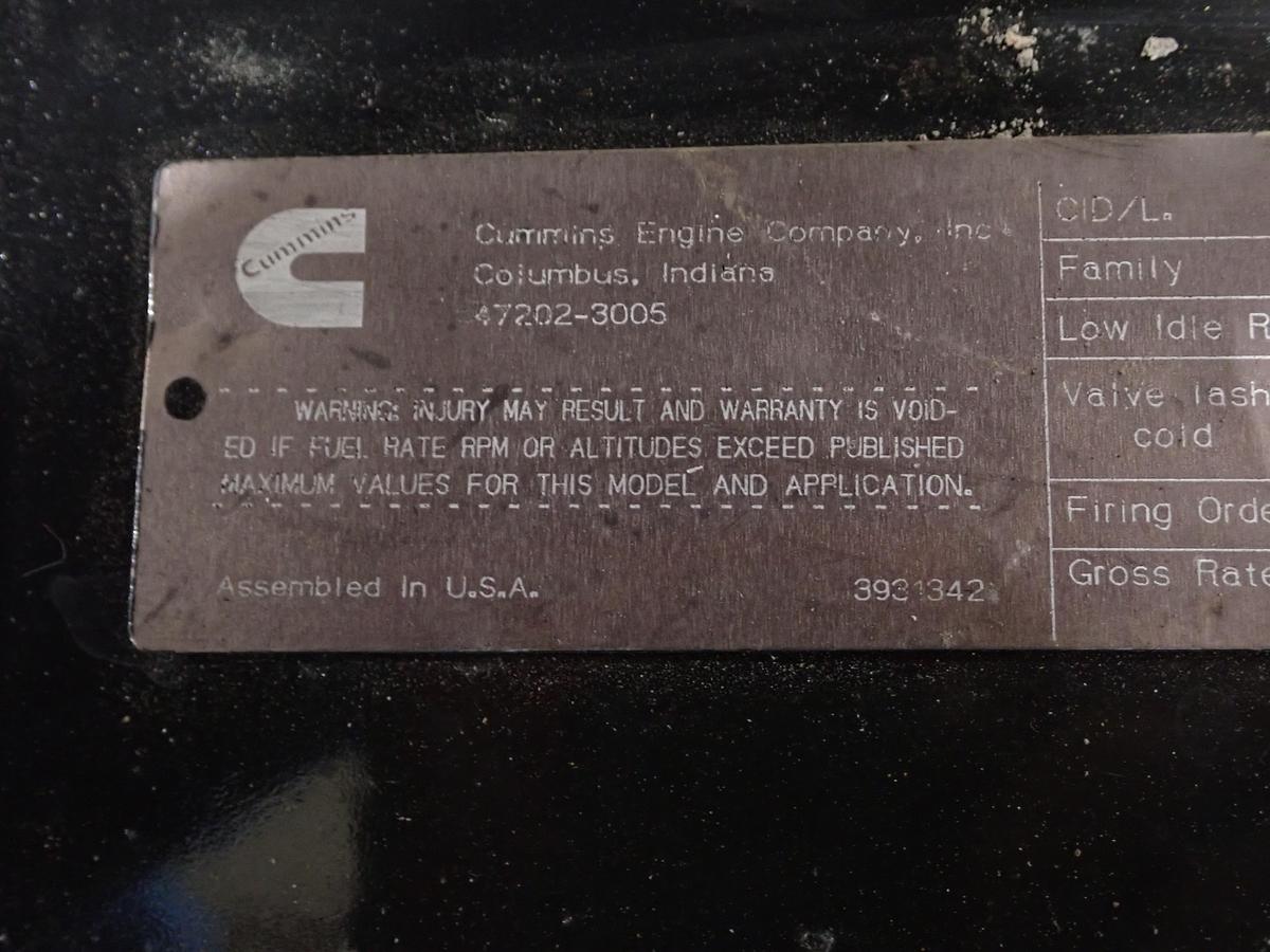 2011 Cummins QSB 6.7 Diesel Engine UNUSED SURPLUS! CPL 8611