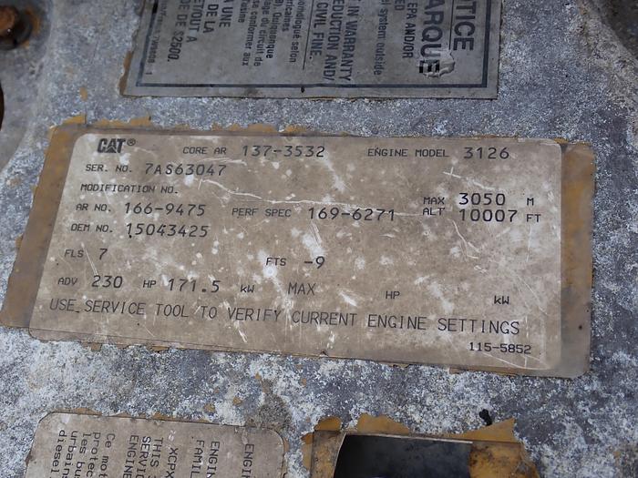 Used 1999 CAT 3126B