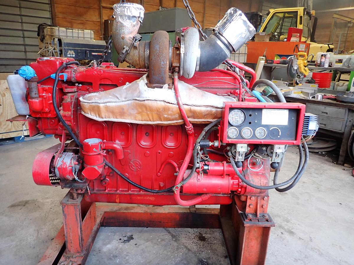 Used Detroit Diesel 6-71T Engine LOW HOURS! 1064-7312