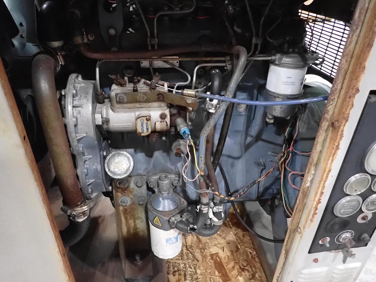Used Perkins T4.236 Diesel Engine POWER UNIT w/ PTO CLUTCH