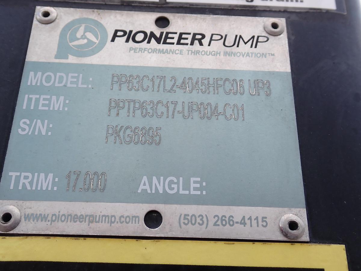 Used 2020 Pioneer PP63C17 6x3 Water Pump