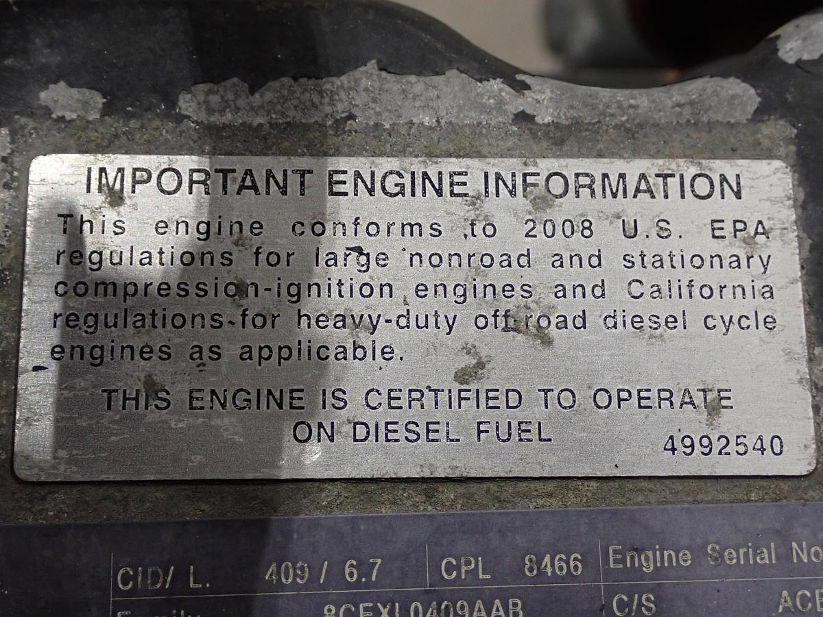 Used 2008 Cummins QSB 6.7 Diesel Engine CPL 8466
