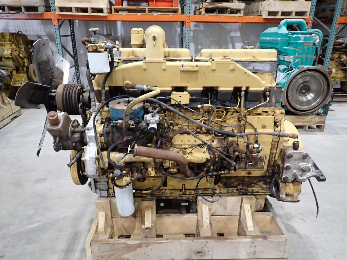 Used 1982 CAT 3406A Diesel Engine w/ JAKE BRAKES