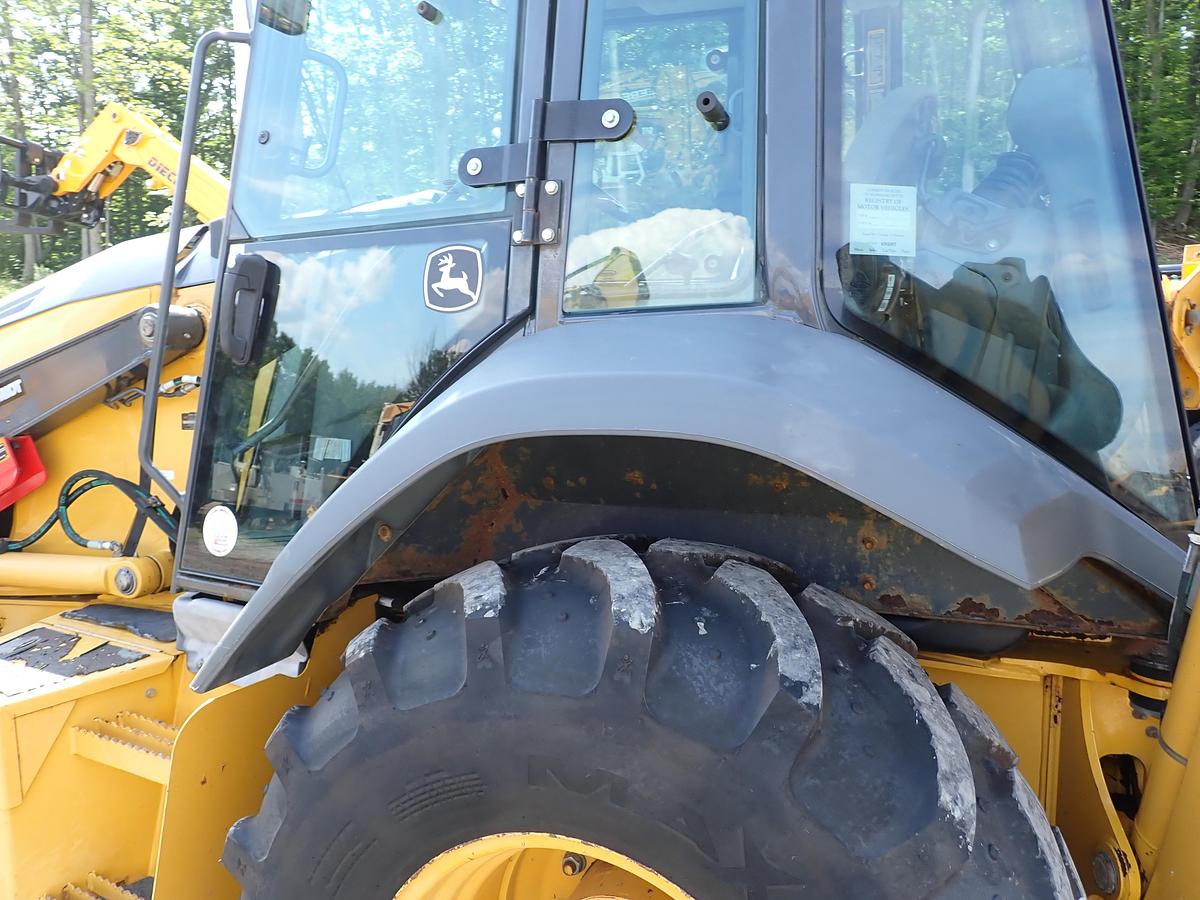 Used 2018 John Deere 410L Loader Backhoe LOADED! Q/C FORKS EXTENDAHOE