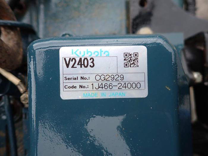 Used 2012 Kubota V2403-M-ET08e Diesel Engine POWER UNIT! VIDEO! RUNS MINT!