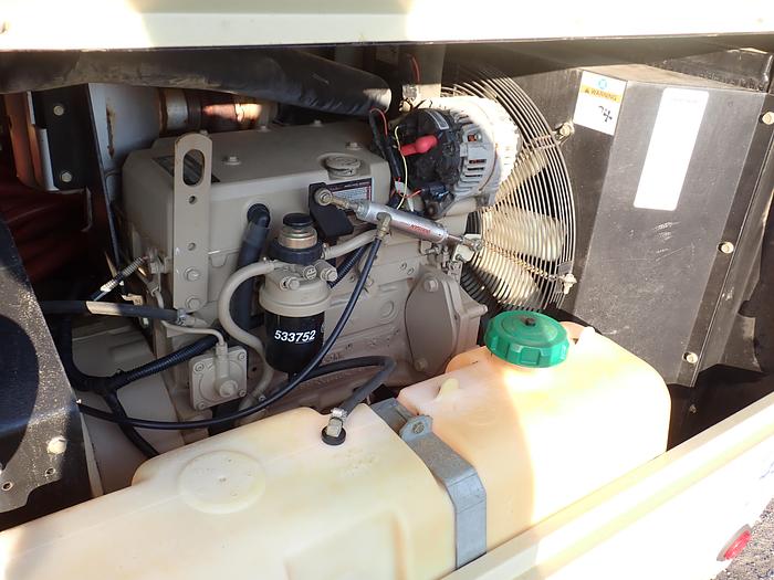 Used 2013 Doosan P185WJD-FX-T4I Air Compressor Deere Diesel