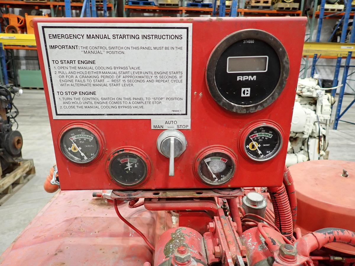 Used CAT 3208 Industrial Diesel Engine MARINE MANIFOLDS