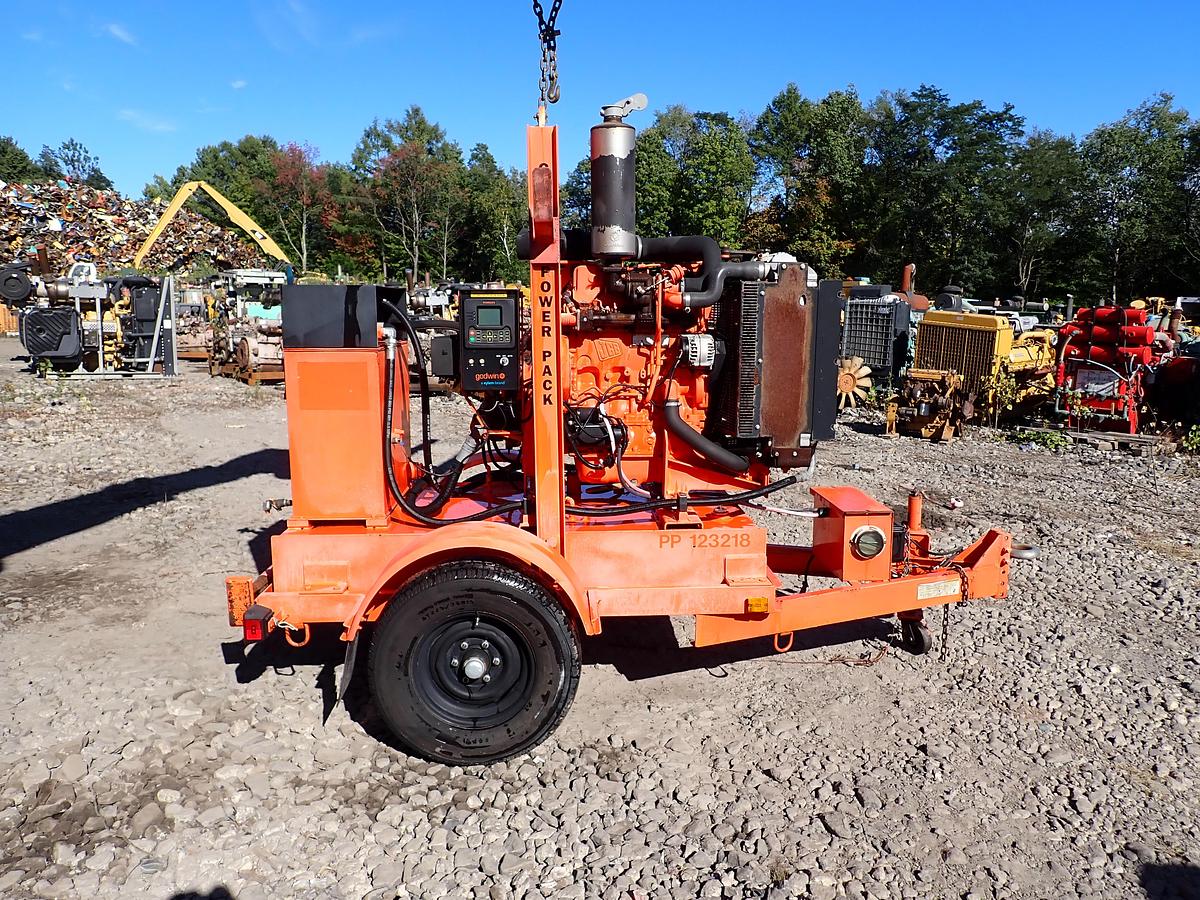 Used 2016 Godwin GHPU30 Stationary Hydraulic Power Pack
