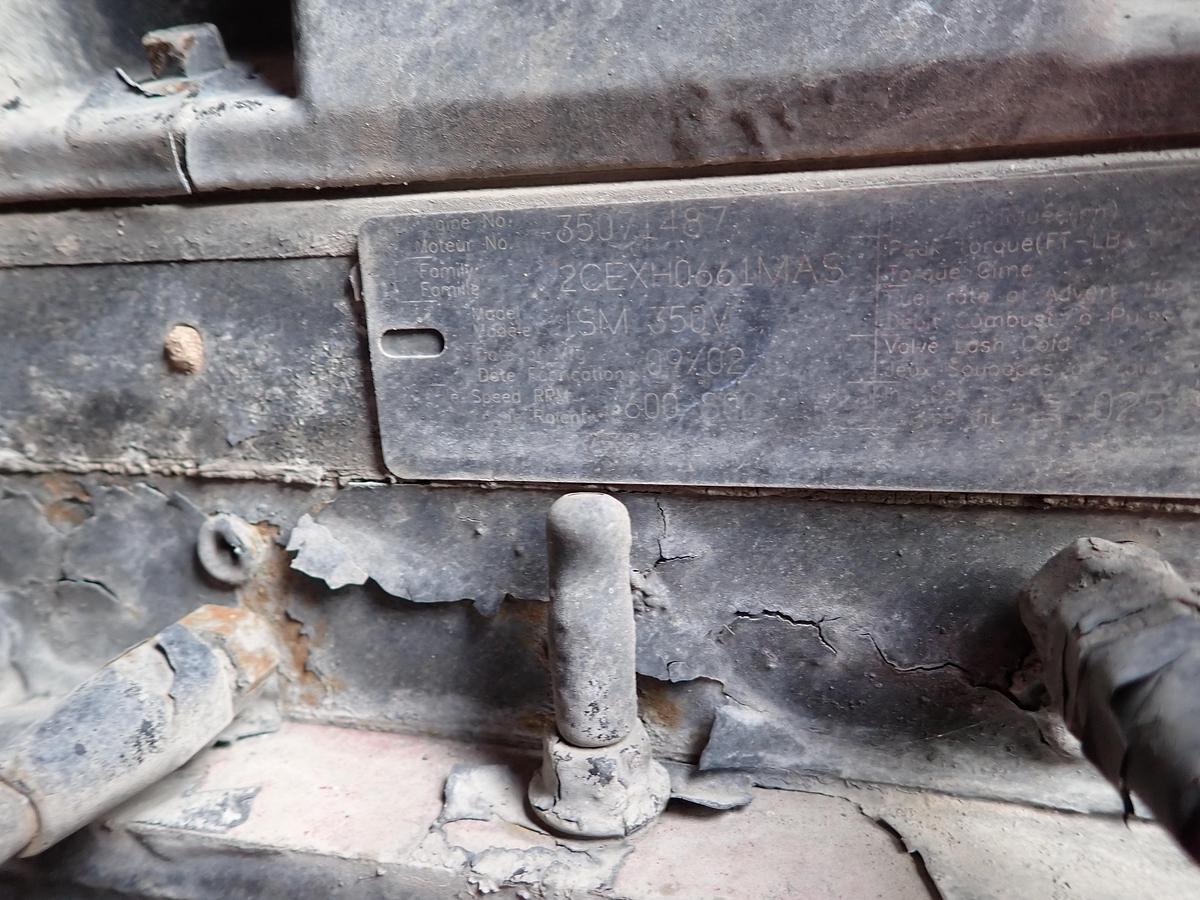 Used 2002 Cummins ISM 350V Diesel Engine CPL 2608 CM570 w/ JAKE BRAKE