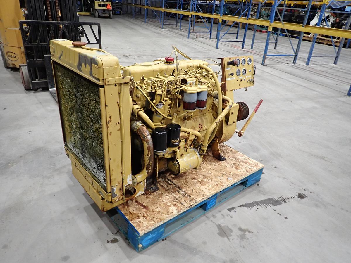 Used Perkins T6.354 Turbo Diesel Engine POWER UNIT w/ PTO Clutch