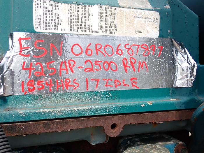 Used 2002 Detroit Diesel 12.7 Series 60 LOW HOUR Power Unit 500 HP