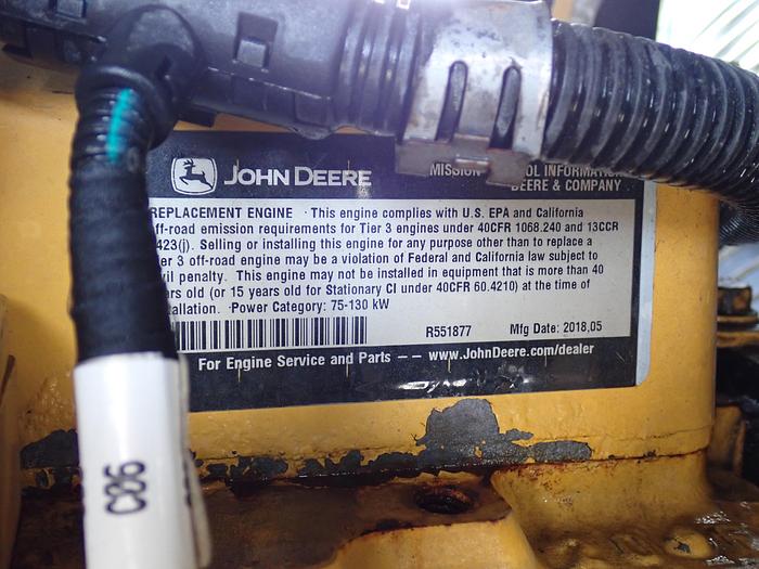 Used 2018 Sullair 375HHAFDPQJD3 Air Compressor 200 PSI Aftercooled!