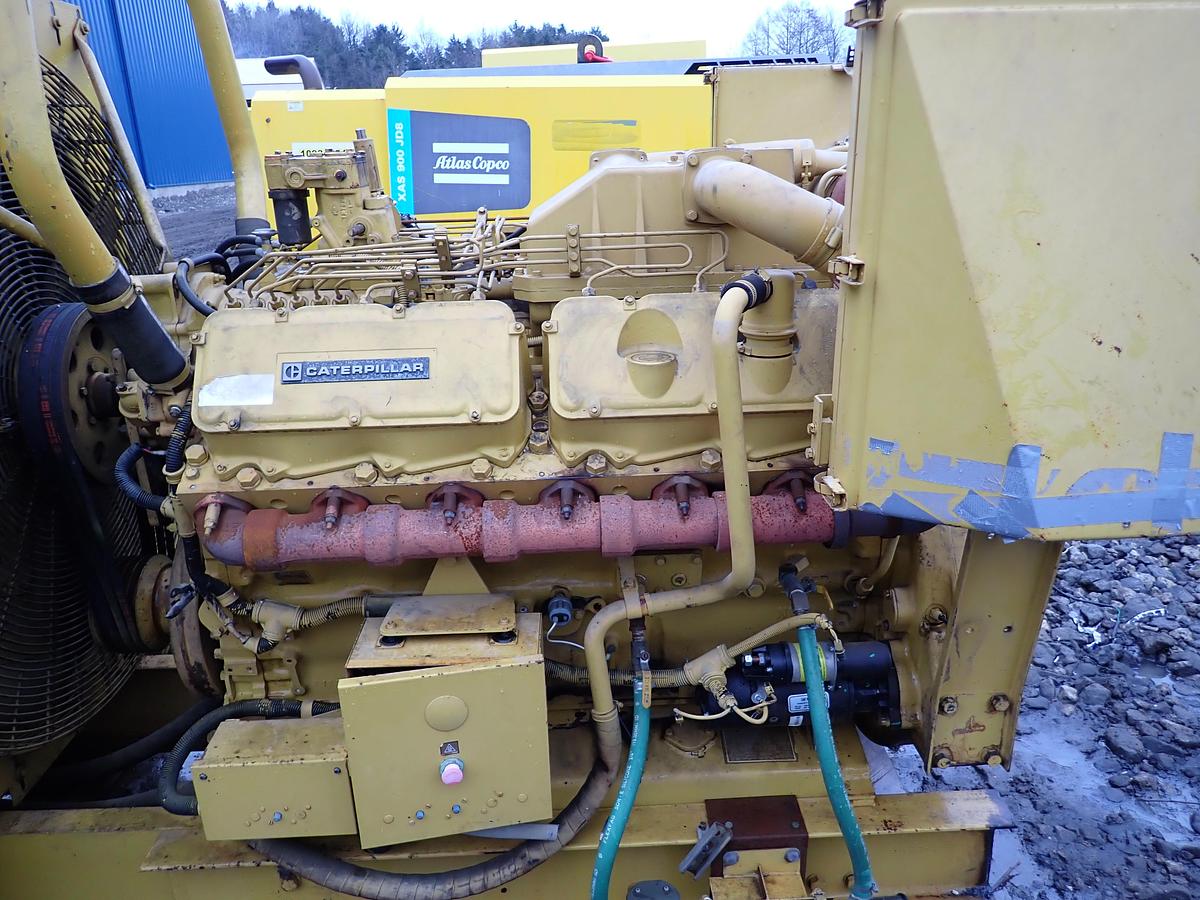 Used 1987 CAT 3412 DITA Twin Turbo Diesel Engine POWER UNIT 890 HP 1300 HOURS