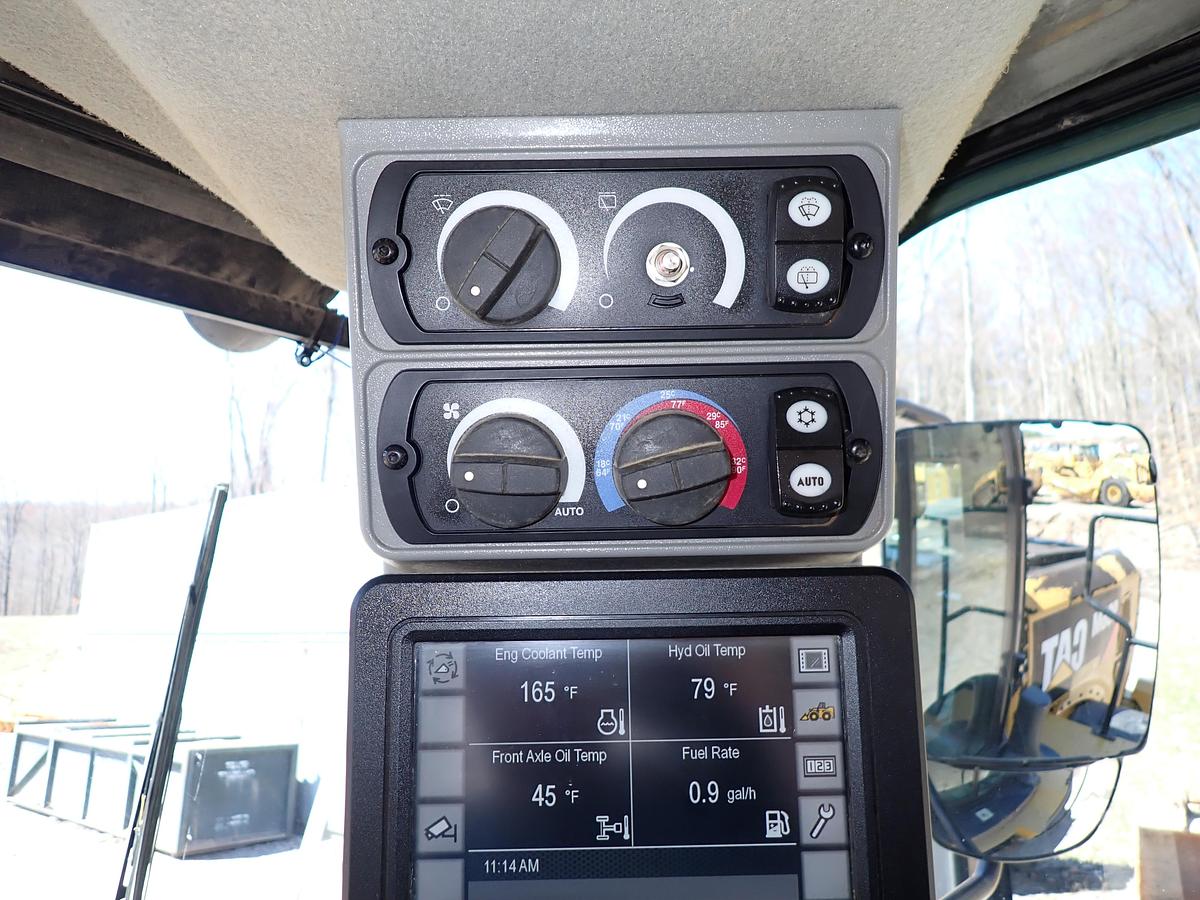 Used 2019 CAT 966M Wheel Loader Q/C & FORKS