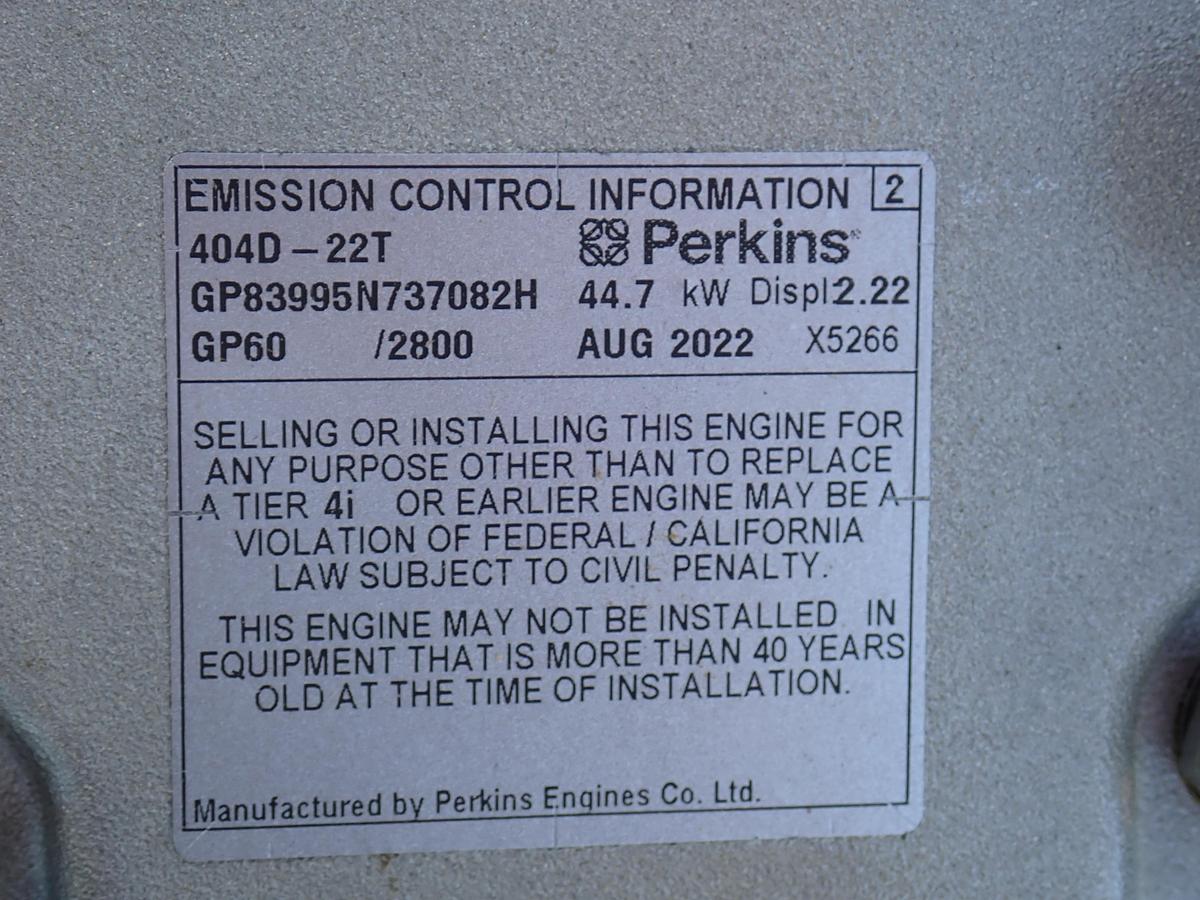 2022 Perkins 404D-22T FACTORY NEW ENGINE!