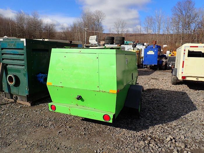 Used 2004 Sullair 375DPQ 375 CFM Air Compressor LOW HOURS! CAT Diesel Trailer Towable