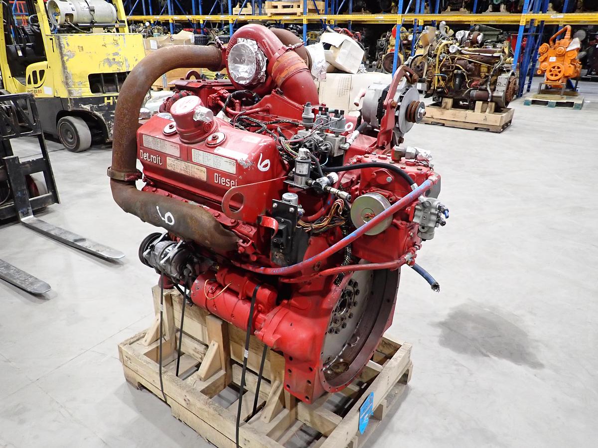 Used 1993 Detroit Diesel 6V92TA Truck Engine 350 HP DDEC