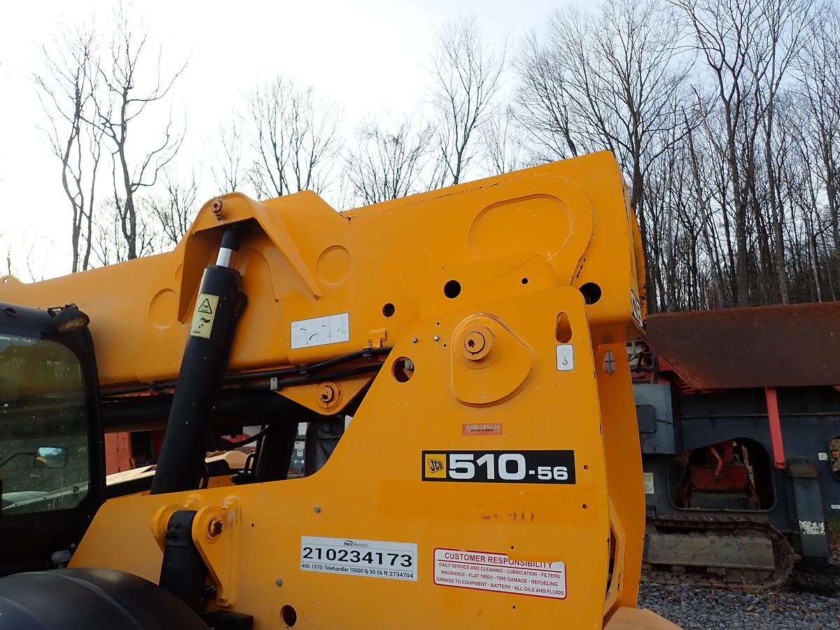 Used 2018 JCB 510-56 10K Telehandler 3500 HOURS